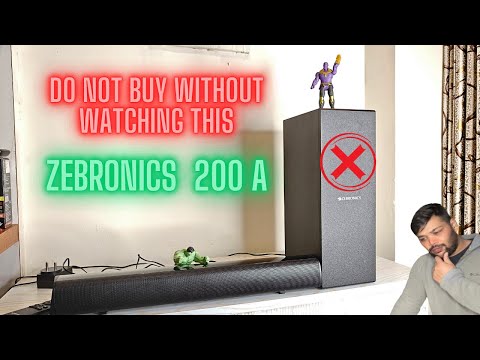 Thumbnail for Chotu soundbar zebronics 200A Review | 90W Soundbar + Subwoofer Under βΉ3000 | Best Budget Bass?