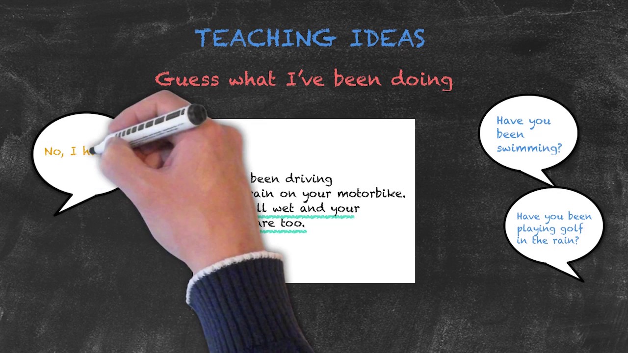 Overview of All English Tenses - Present Tenses - Present Perfect Continuous - Guessing Game