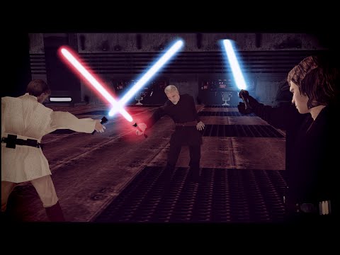 EPIC LIGHTSABER FIGHT - Star Wars: Galaxy at War / Rising Empire Mod Gameplay
