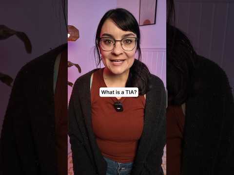 What is a TIA stroke? #stroke #strokerecovery #neuro #brain #transientichemicattack  #poststroke