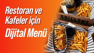 Restoran / Kafeler için Dijital Menü