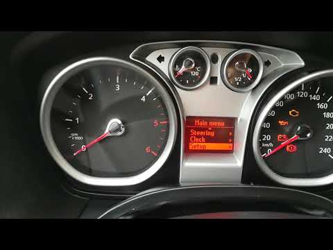 Change language menu Ford Focus 2009