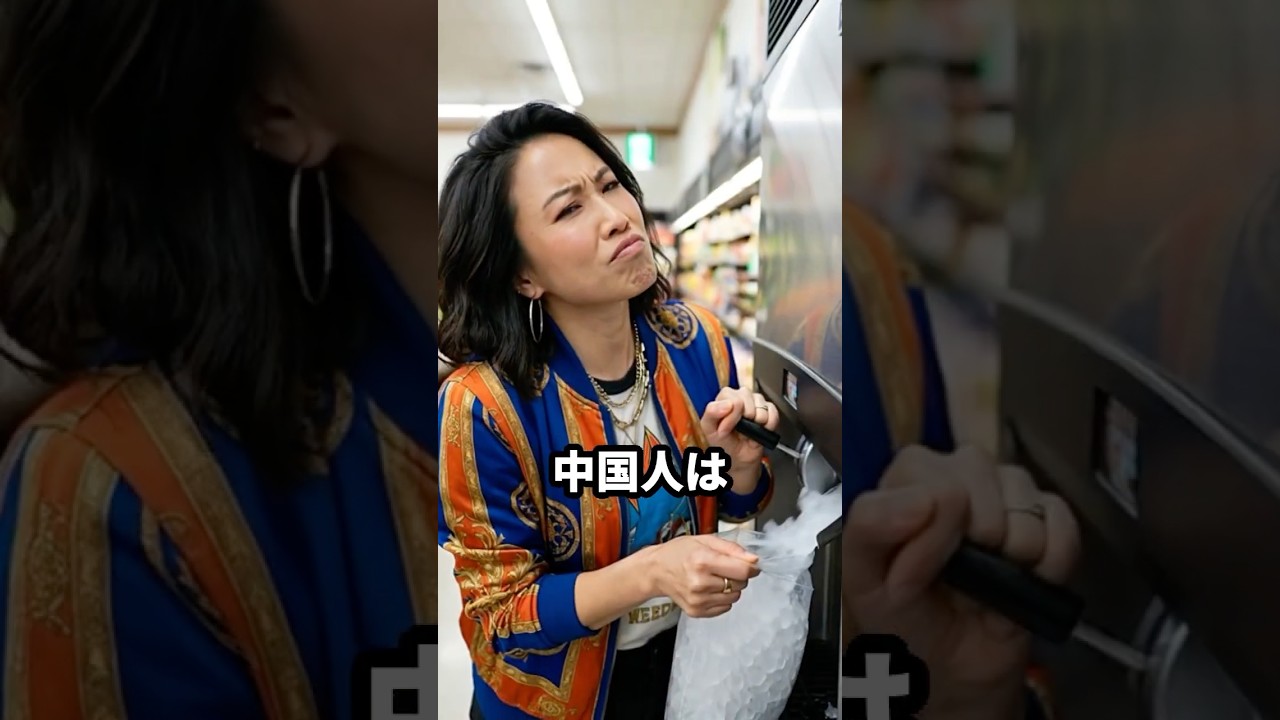 スーパーの製氷機と女 #スカッと