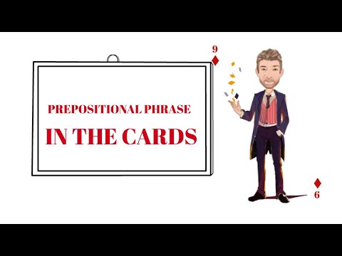 Why Do We Say in the Cards ? Prepositional Phrase (80) In the Cards - Origin - English Tutor Nick P