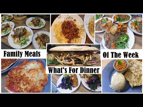 What's For Dinner | Family Meals of The Week UK | 7 Family Dinner Ideas | What's For Tea Homemade