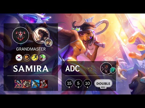 Samira ADC vs Lucian - KR Grandmaster Patch 11.22