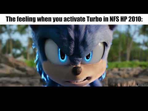 The feeling when you activate Turbo in NFS Hot Pursuit 2010