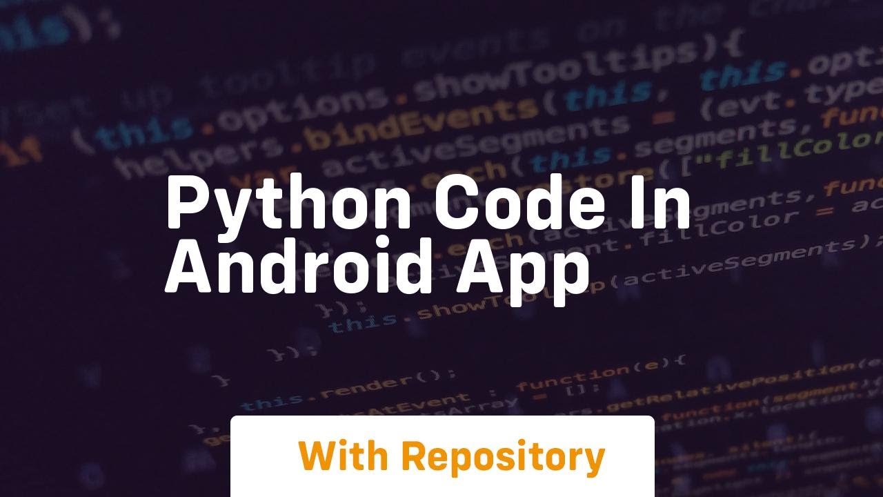 python code in android app