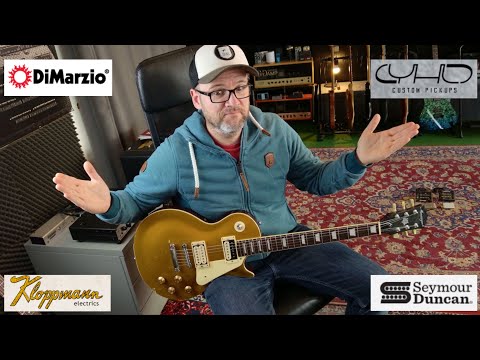 Humbucker Pickup Comparison | Seymour Duncan/YHL/Kloppmann/Dimarzio | PAF style | Shootout