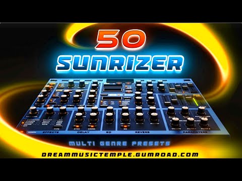 SUNRIZER Synth - New Preset Pack by DMT Cymatics - Let's Check it Out - Demo for the iPad