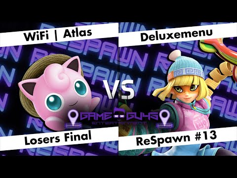 WiFi | Atlas (Pikachu, Jigglypuff) vs Deluxemenu (Min Min) - Losers Final - ReSpawn #13