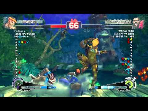 SSF4 2012 Adon (ice0age r) vs Balrog (WADAX2010) Japanese Ranked Matches