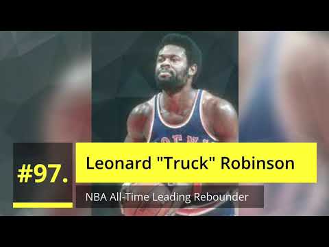 #97. “TRUCK” ROBINSON| TOP 100 NBA ALL-TIME LEADING REBOUNDER| BAR CHART RACE (82-GAME SEASON)