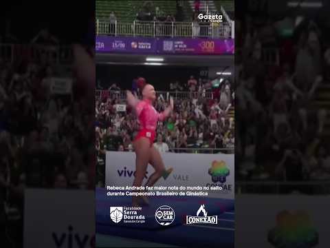 Rebeca Andrade voltou a impressionar o mundo da ginástica artística