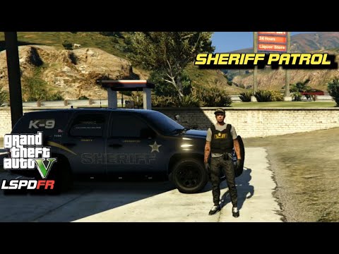 GTA 5 LSPDFR real life mod 🤠 Sheriff Patrol day 26