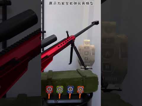 Barrett M82A1 Darts Blaster Sniper Rifle#shorts #toyguns #softbulletgun #christmasgifts