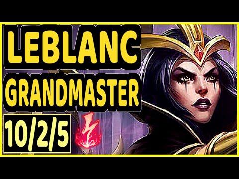 TINOWNS (LEBLANC) - 10/2/5 KDA GAMEPLAY - BR Ranked GRANDMASTER