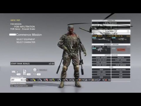 [MGSV:The Phantom Pain] - FOB - Intel, lvl 60, S+ Sniper, 91k