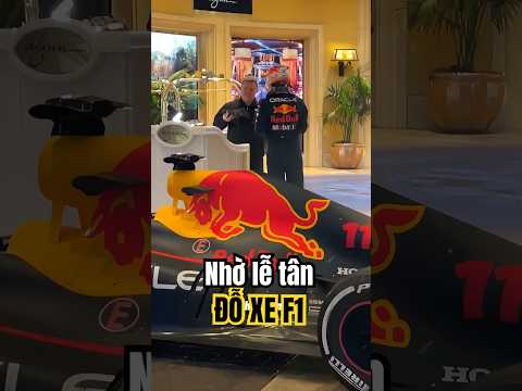 Nhờ lễ tân đỗ xe F1 #thuthach #xedua #letan #khachsan