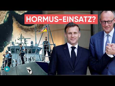 Video Thumbnail: Merz bietet Bundeswehr-Einsatz in Straße von Hormus an