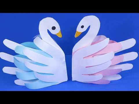 DIY paper crafts Paper swan
