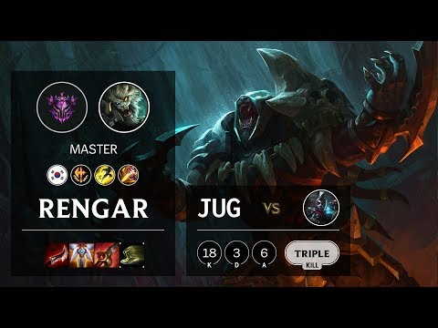 Rengar Jungle vs Ekko - KR Master Patch 10.9