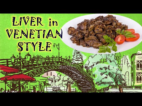 Amazingly delicious beef liver! Venice recipe from Italy! We like to cook the liver just like that!