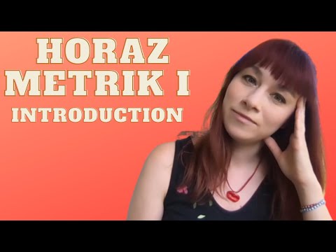 How to read Horatius' Odes! Horaz Metrik: Lyrische Versmaße Teil I, German