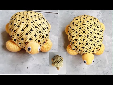 TARTARUGA FEITA COM FUXICO/PESO DE PORTA