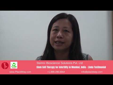 Linda's Testimonial on StemRX's Stem Cell Therapy for Female Infertility in Mumbai, India