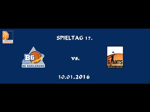 30.01.2016 Spieltag 17. BG Karlsruhe - Giants