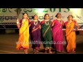 Folk Dancers Of Andhra Pradesh Perform Dhimsa Dance