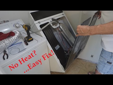Dryer Not Heating - How to Diagnose & Repair - Complete Instructions