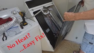 Dryer Not Heating: How to Diagnose and Repair - Complete Instructions