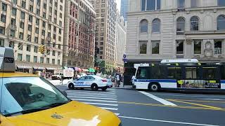 NYPD Responding To A Jumper Up On A Midtown Hotel In Manhattan, New York