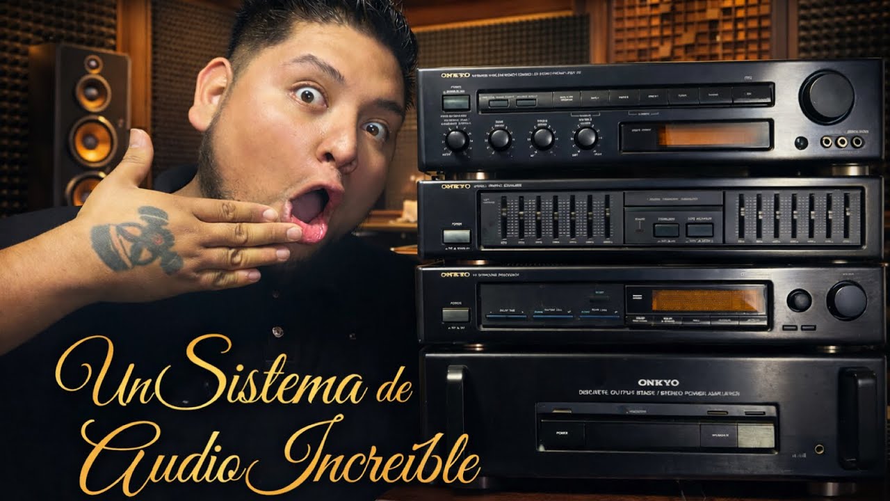 SISTEMA ONKYO VINTAGE 👌😍 // LO DEJAMOS COMO NUEVO‼️🔊