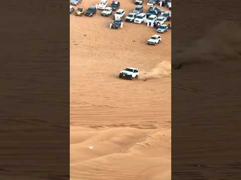 Nissan patrol drifting in desert super safari view #nissan #qatar #uae #dubai #viral #like