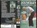 Original VHS Opening And Closing To Jack Nicklaus Playing The Game Volume 2 UK VHS Tape
