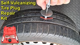 Self-Vulcanizing Tire Plug Repair Kit