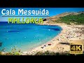 Mallorca TOP Beach Cala Mesquida Beach For Nudists Walking ASMR Beach For Families ASMR