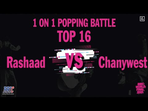 RASHAAD vs CHANY WEST｜Popping Best 16 @ BBIC KOREA WORLD FINALS 2019｜LB-PIX