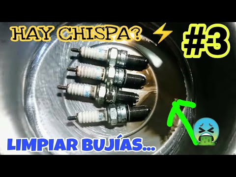 #3 TENDRÁ CHISPA?⚡ Montar bobinas, sacar bujías y limpiar💀 SUZUKI GSXR 750 parada 14 años