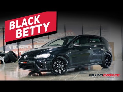 BLACK BETTY (STEALTH VW GOLF R) - Rotiform FLG Wheels & Davanti Tyres