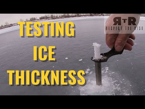 HOW TO TEST ICE THICKNESS FOR SAFE SKATING
