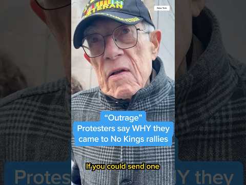 "Outrage": Protesters say WHY they came to No Kings rallies