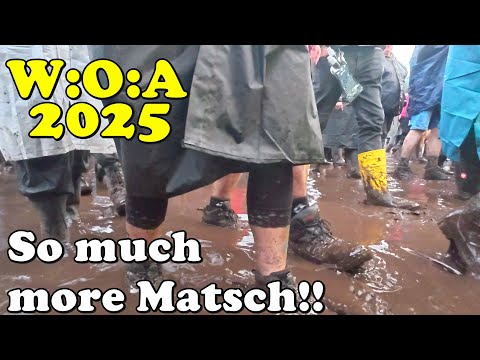 2025 WOA Now it's getting really wet!!! Infield Opening Wacken Open Air