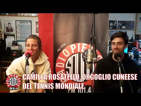 Camilla Rosatello, la star del tennis ospite a Radio Piemonte Sound