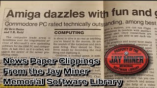 Unearthing Amiga History at the Jay Miner Memorial Software Library!