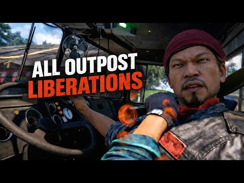 This is What a TRUE 1000 Hours of Far Cry 4 Looks Like (All Outpost Liberations)