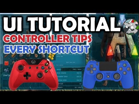 ARK Tutorial - How To Use The New UI - Controller ShortCuts Tips XBOX/PS4